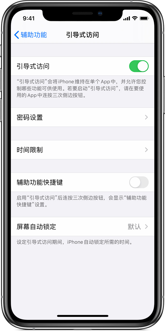 大丰苹果手机维修分享如何在 iPhone 上退出引导式访问 