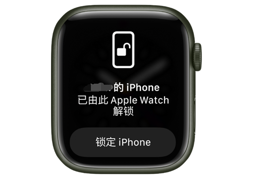 大丰苹果手机维修分享用 AppleWatch 解锁配备面容 ID 的 iPhone方法 