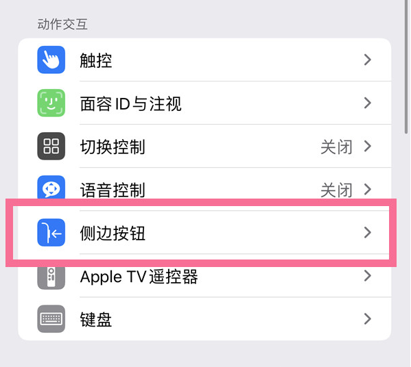 大丰苹果14维修店分享iPhone14 Plus侧键双击下载功能关闭方法 